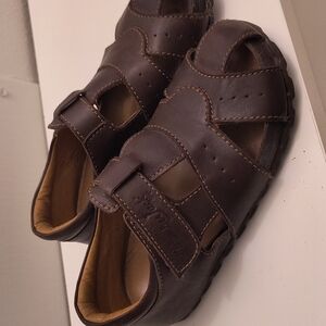 Leather sandals Lumberjack